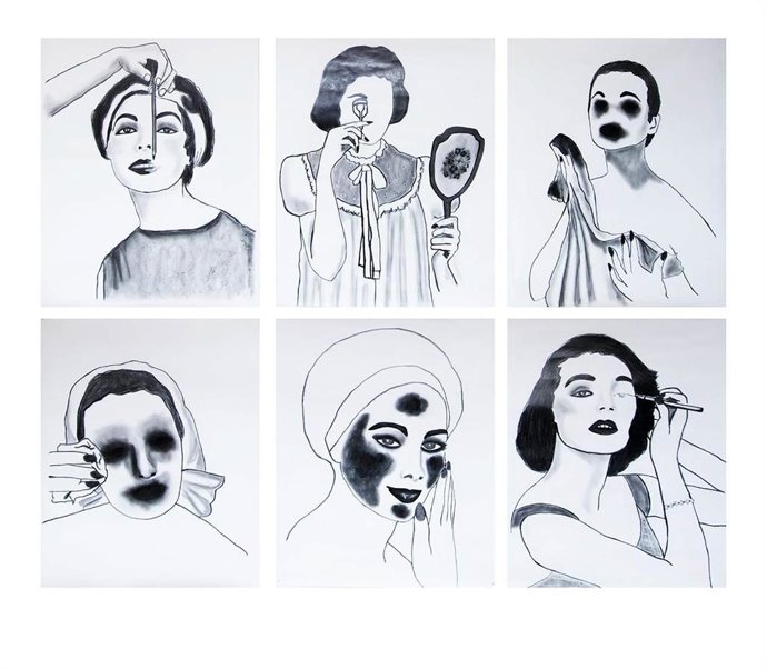 Archivo - La obra 'El tocador', de Antonio Díaz, ganadora del premio Artes Plásticas de Cantabria 2021.