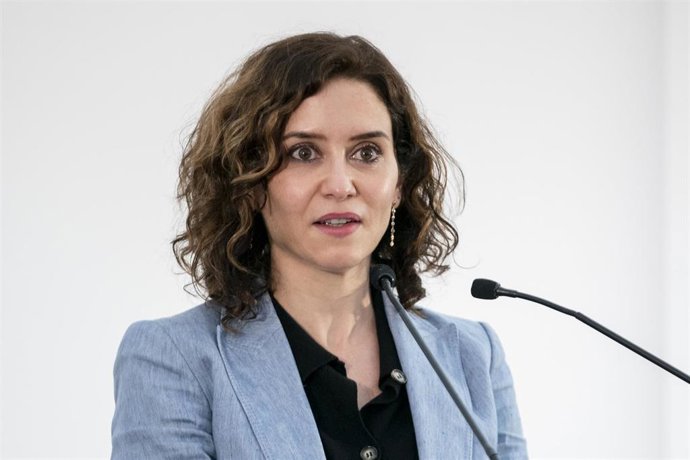 La presidenta de la Comunidad de Madrid, Isabel Díaz Ayuso