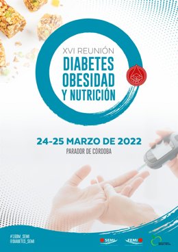 Cartel de la XVI Reunión del Grupo de Diabetes, Obesidad y Nutrición.