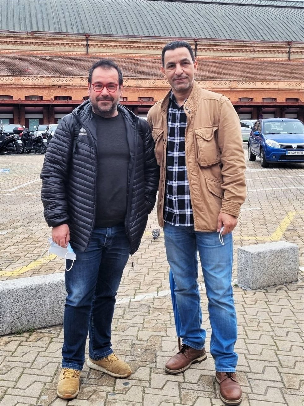 Juan Ramón Crespo traslada al representante del Frente Polisario en C-LM