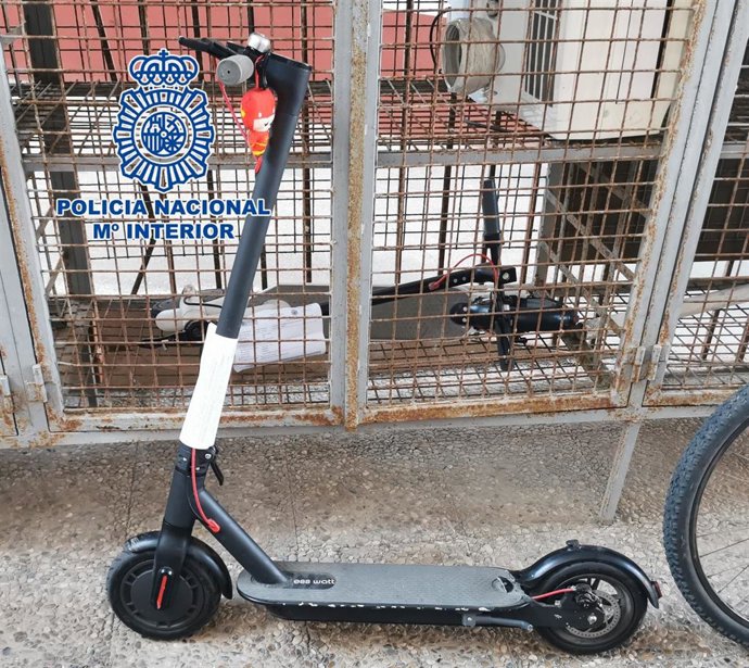 Uno de los patinetes eléctricos sustraídos