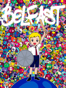 "Belfast" By Nicole Dai/Shutterstock With Artist Inspiration From Takashi Murakami