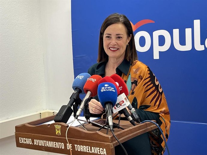 La portavoz del PP de Torrelavega, Marta Fernández-Teijeiro