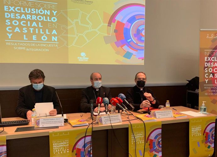 Presentación en Valladolid del informe de Foessa sobre la exclusión social en 2022.