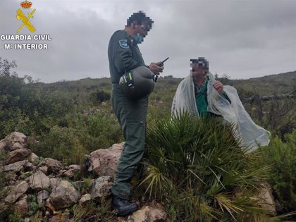 Guardia Civil localiza a un pastor que llevaba más de 24 horas desaparecido en Catadau y no podía volver por la lluvia