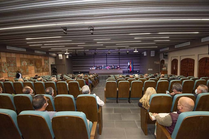 Miembros del equipo de Gobierno de la Diputación de Cáceres se reúnen con alcaldes para elaborar el seguno plan contra la exclusión financiera en la provincia