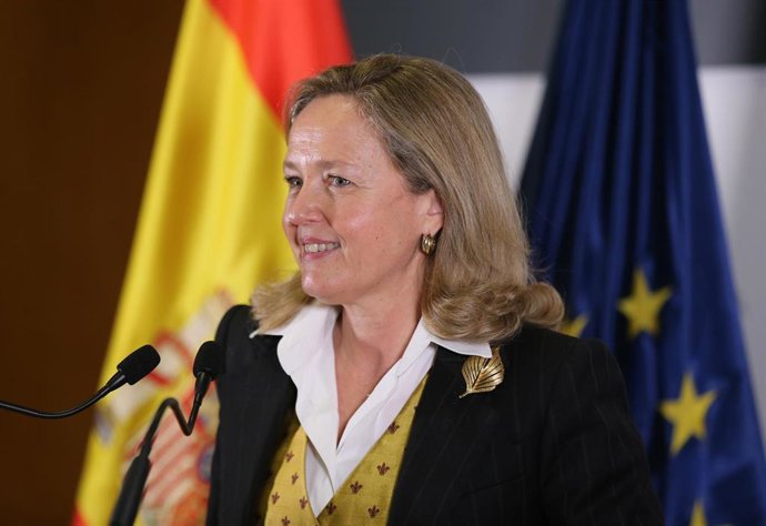 La vicepresidenta primera y ministra de Asuntos Económicos y Transformación Digital, Nadia Calviño.