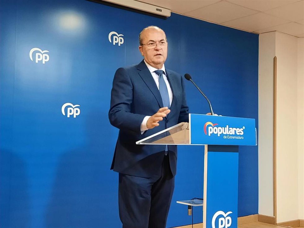 El presidente del PP de Extremadura, José Antonio Monago, en foto de archivo