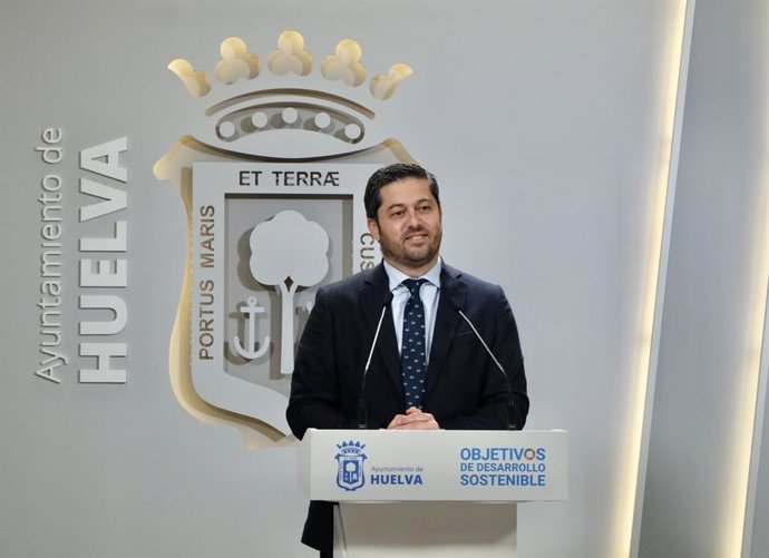 Francisco Baluffo, portavoz del equipo de Gobierno del Ayuntamiento de Huelva y concejal de Turismo, Promoción de Huelva en el Exterior y Universidad.