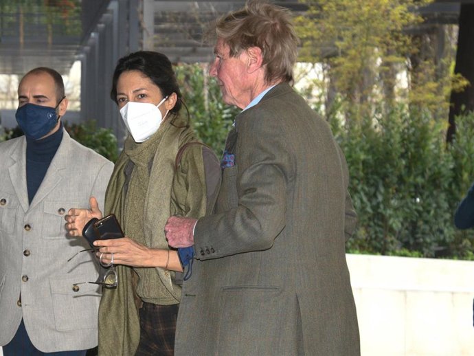 Ernesto de Hannover y Claudia Stilianopoulos, este miércoles en Madrid