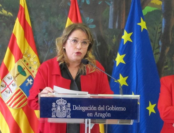 La delegada del Gobierno de España en Aragón, Rosa Serrano.