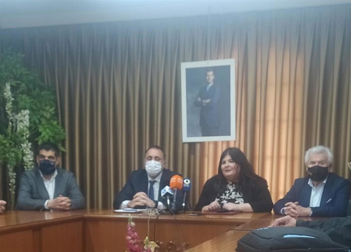 El conselleiro de Sanidade, Julio García Comesaña, en Ourense.