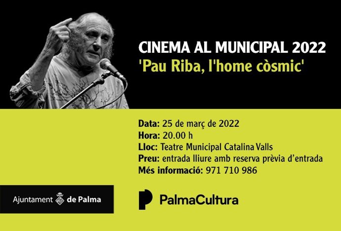 Cartel del documental 'Pau Riba, l'home csmic'.