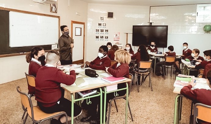 Yeap Ban Har hoy en el Colegio Nuestra Señora del Rosario de Paterna