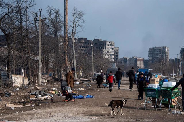 La ciudad de Mariúpol, en Ucrania, escenario de ataques rusos