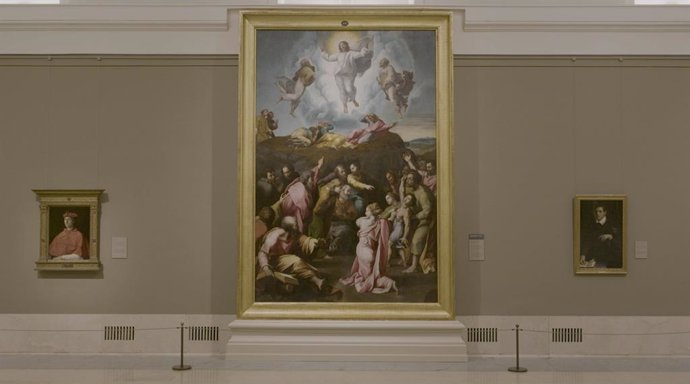 Imagen de la Transfiguración en la sala 49 de edificio Villanueva