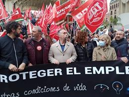 Protesta para contener los precios, en Sevilla.