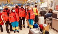 Regresa a Madrid el equipo de ERICAM con 137 refugiados en un vuelo fletado por la Fundación Reina Sofía