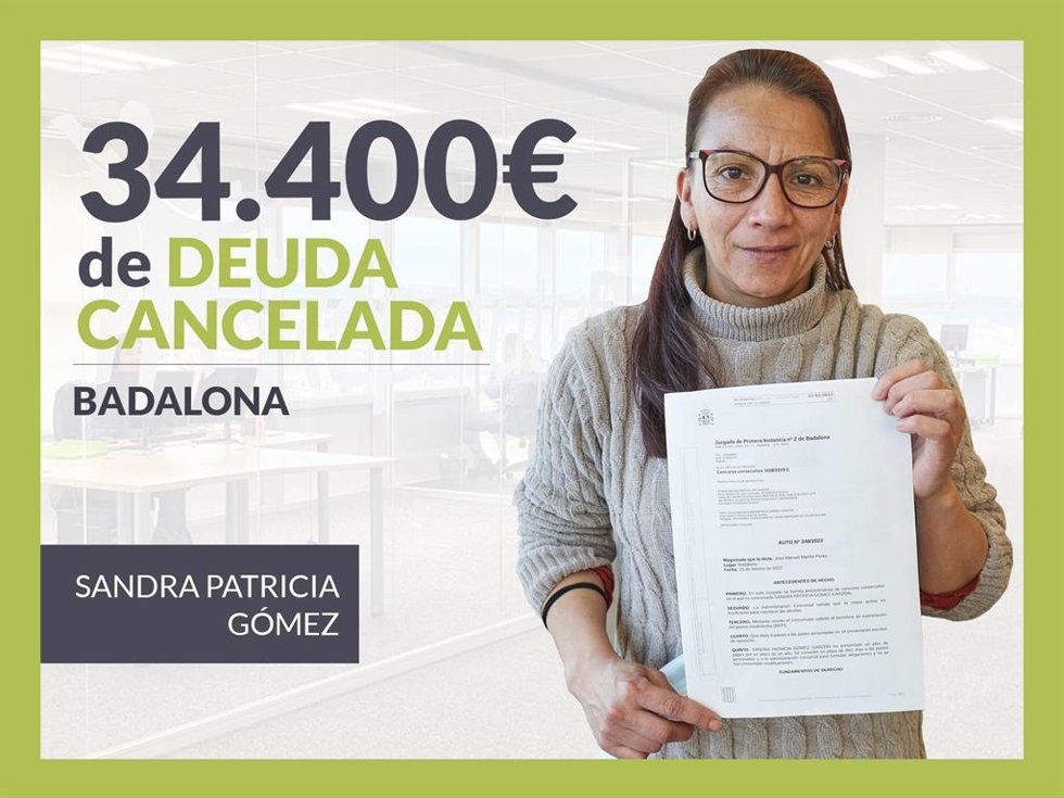 Sandra Patricia Gómez, exonerada con Repara Tu Deuda