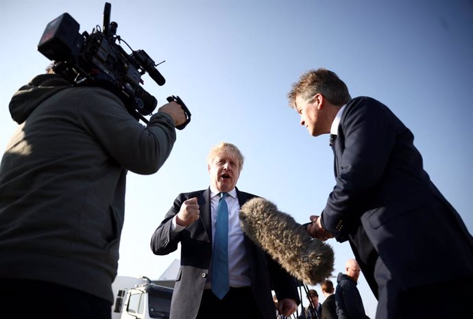 El primer ministro británico, Boris Johnson, a su llegada a Bruselas.