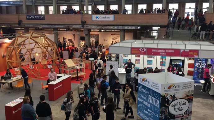 Imatge de l'últim ExpoJove presencial el 2019