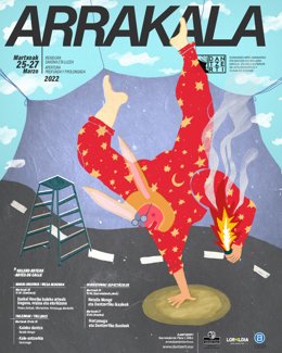 Cartel de las jornadas Arrakala, que se celebran en Bilbao.