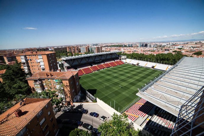 Archivo - Estadio de Vallecas