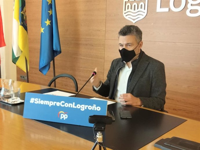 Conrado Escobar, portavoz del Grupo Municipal del PP en el Ayuntamiento de Logroño