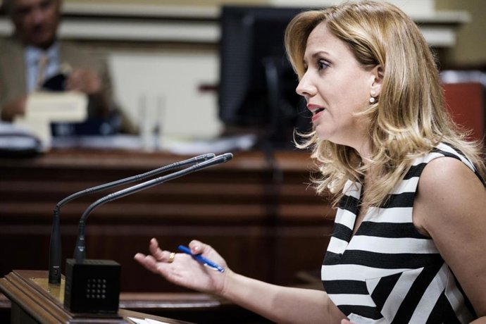 Archivo - Rosa Dávila, portavoz y consejera de Hacienda del Gobierno de Canarias