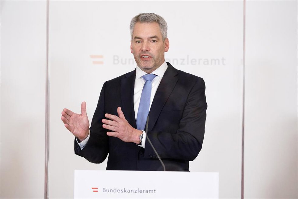 Archivo - El canciller de Austria, Karl Nehammer