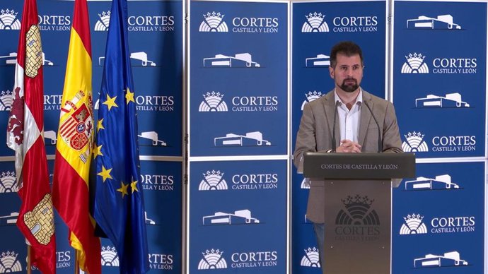 Tudanca comparece en rueda de prensa en las Cortes para analizar asuntos de actualidad