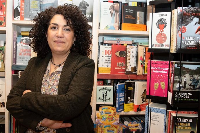 La nueva presidenta de la Asociación de Libreros de León, Sandra Llamas.