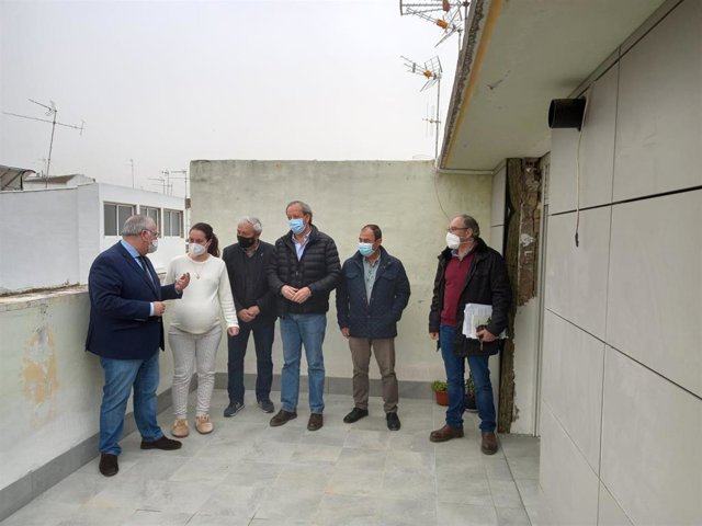 Visita a las obras de mejora energética