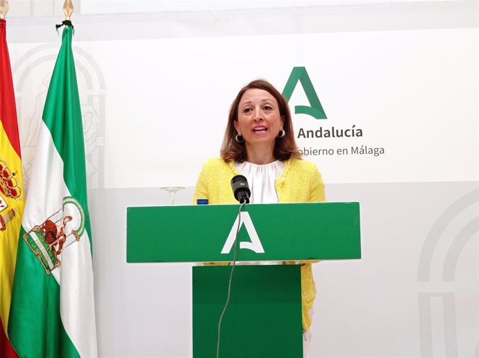 Archivo - La delegada del Gobierno andaluz en Málaga, Patricia Navarro, en una imagen de archivo 