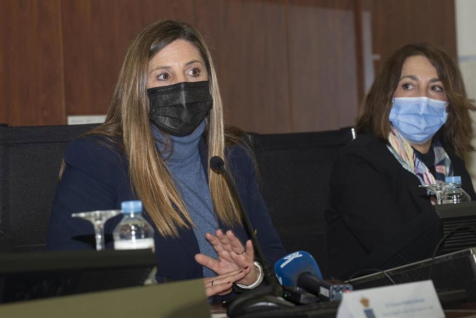 Irene García en la jornada 'Estrategia aeroespacial en Andalucía'.
