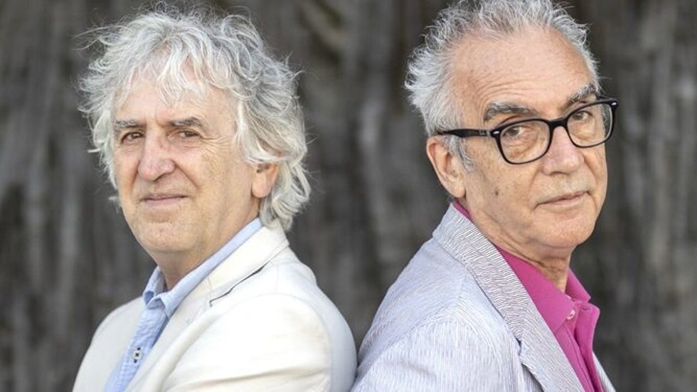 Juan Luis Arsuaga y Juan José Millás.