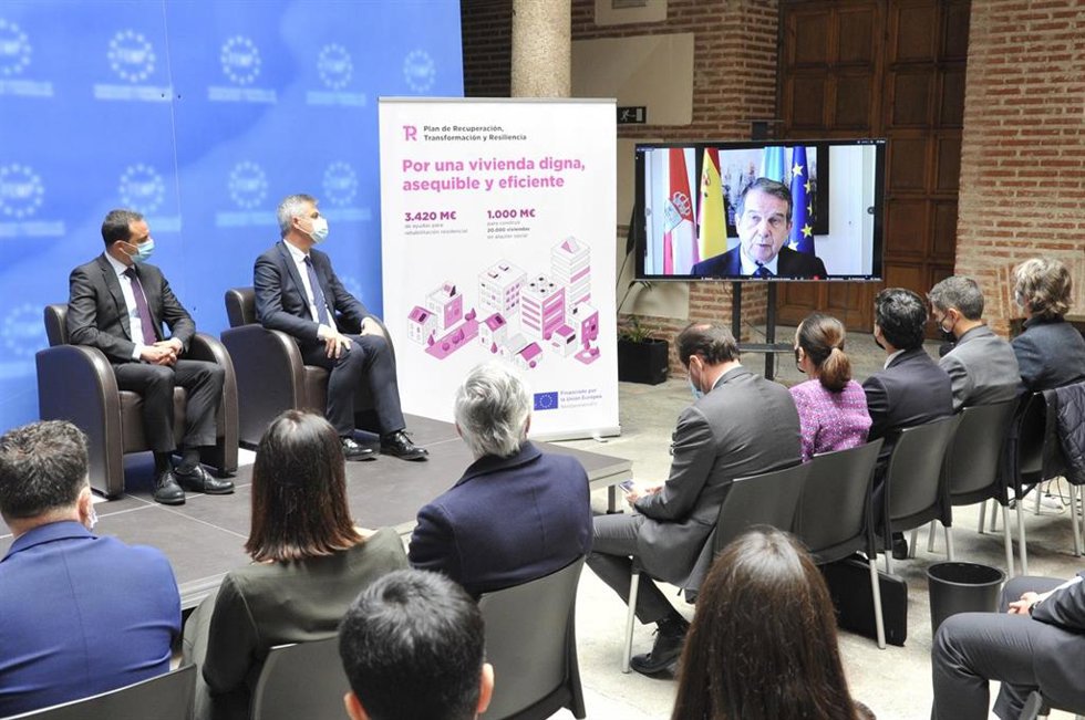 Acto de presentación en la FEMP de los programas de rehabilitación de viviendas.