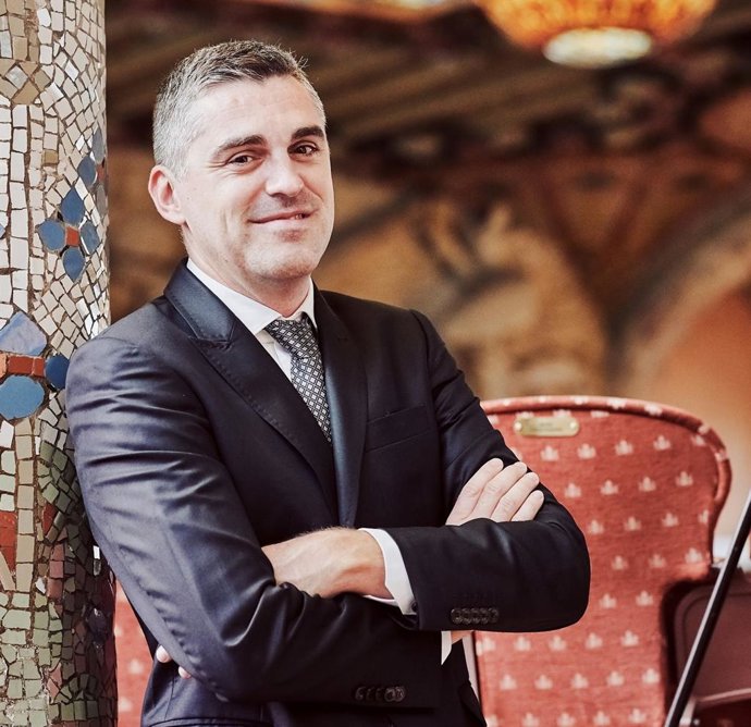 El pianista, tenor i director de cors Pablo Larraz