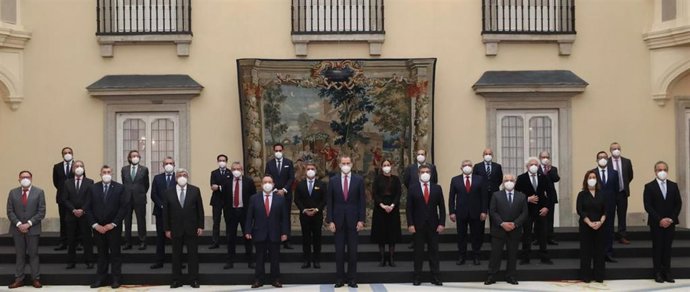 El rey Felipe VI recibe a Hostelería de España