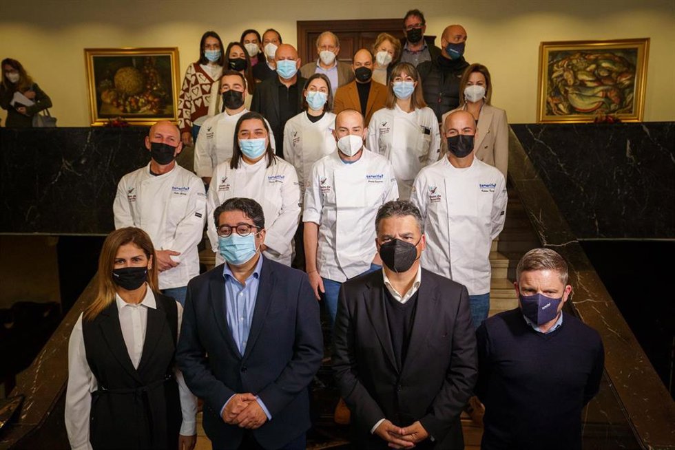 Parte de la delegación de Tenerife que viajará a 'Madrid Fusión'