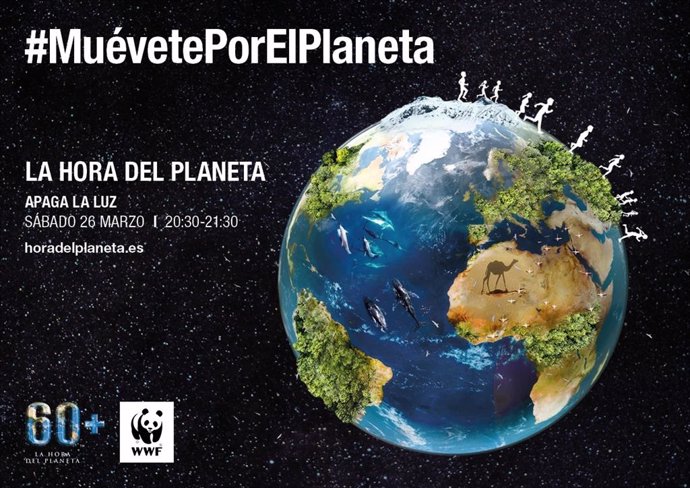 WWF invita a dar la vuelta al mundo corriendo por La Hora del Planeta.