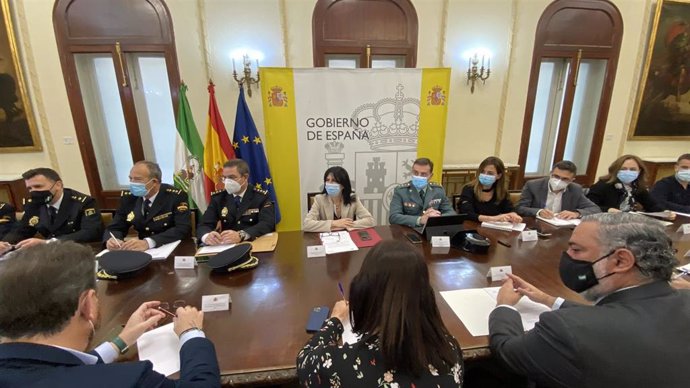 Imagen de la comisión provincial del plan integral de acogida para desplazados ucranianos en España