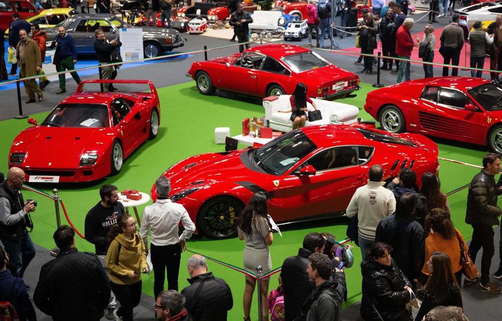 Archivo - Exposición de Ferrari.