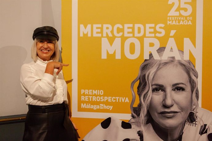Archivo - La actriz argentina Mercedes Morán recibe el Premio Restrospectiva - Málaga Hoy que entrega el Festival de Cine de Málaga