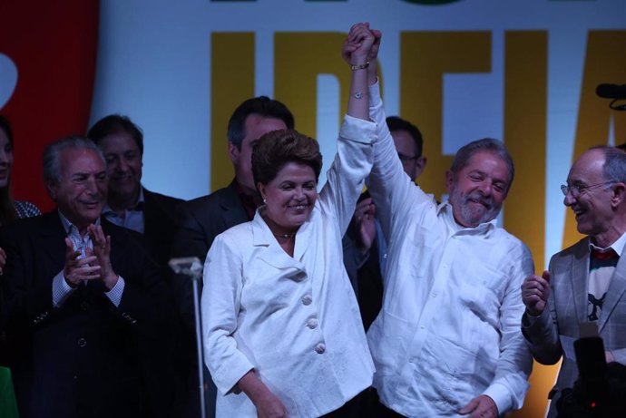 Dilma Roussef y Lula da Silva