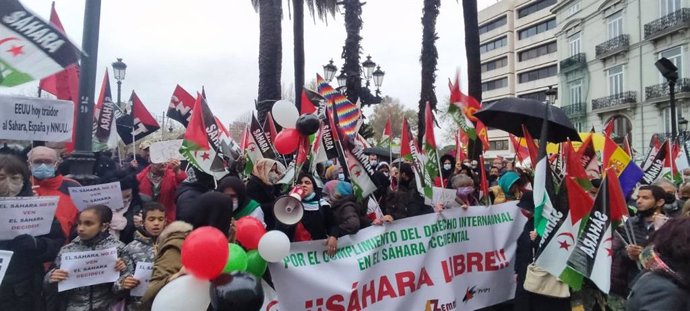 Protesta por un "Sáhara libre" en Valncia