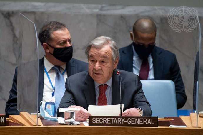 El secretario general de Naciones Unidas, António Guterres