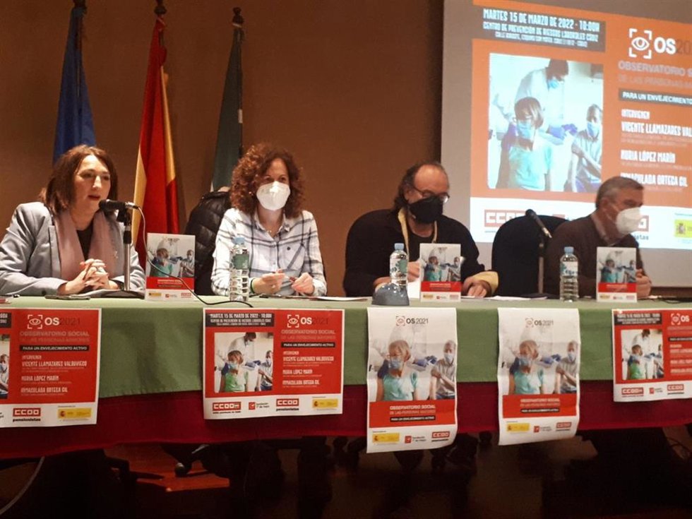 La secretaria general de CCOO-A, Nuria López, en Cádiz
