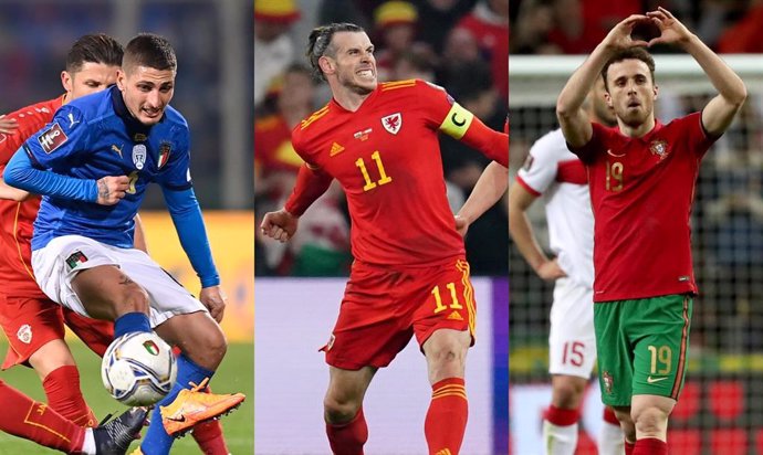 Italia, eliminada; Gales y Portugal siguen adelante en el 'playoff' para el Mundial de Catar 2022