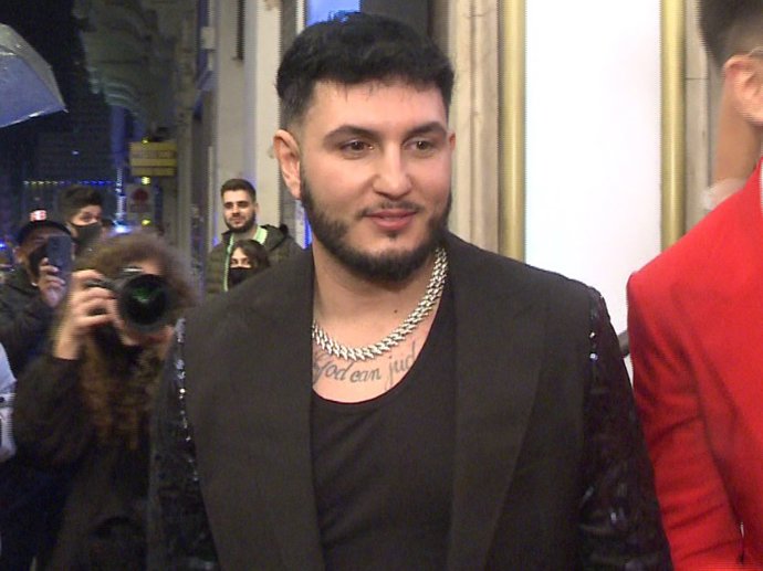 Omar Montes, en los premios Ídolo